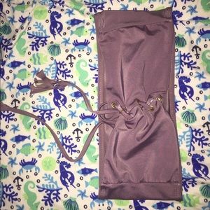 Purple bathing suit top